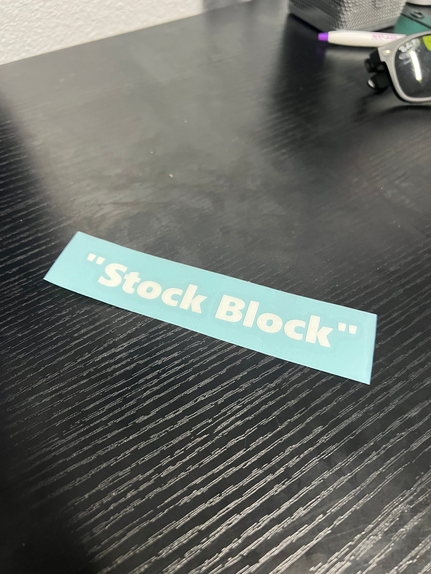"Stock Block" Decal