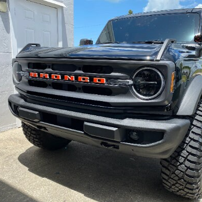 2021+ Ford Bronco and Bronco Sport Front Grille Letters Decal – V ...
