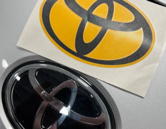 2020+ Toyota Supra (Inspired) Front and Rear Custom Emblem Overlays Decal Stickers