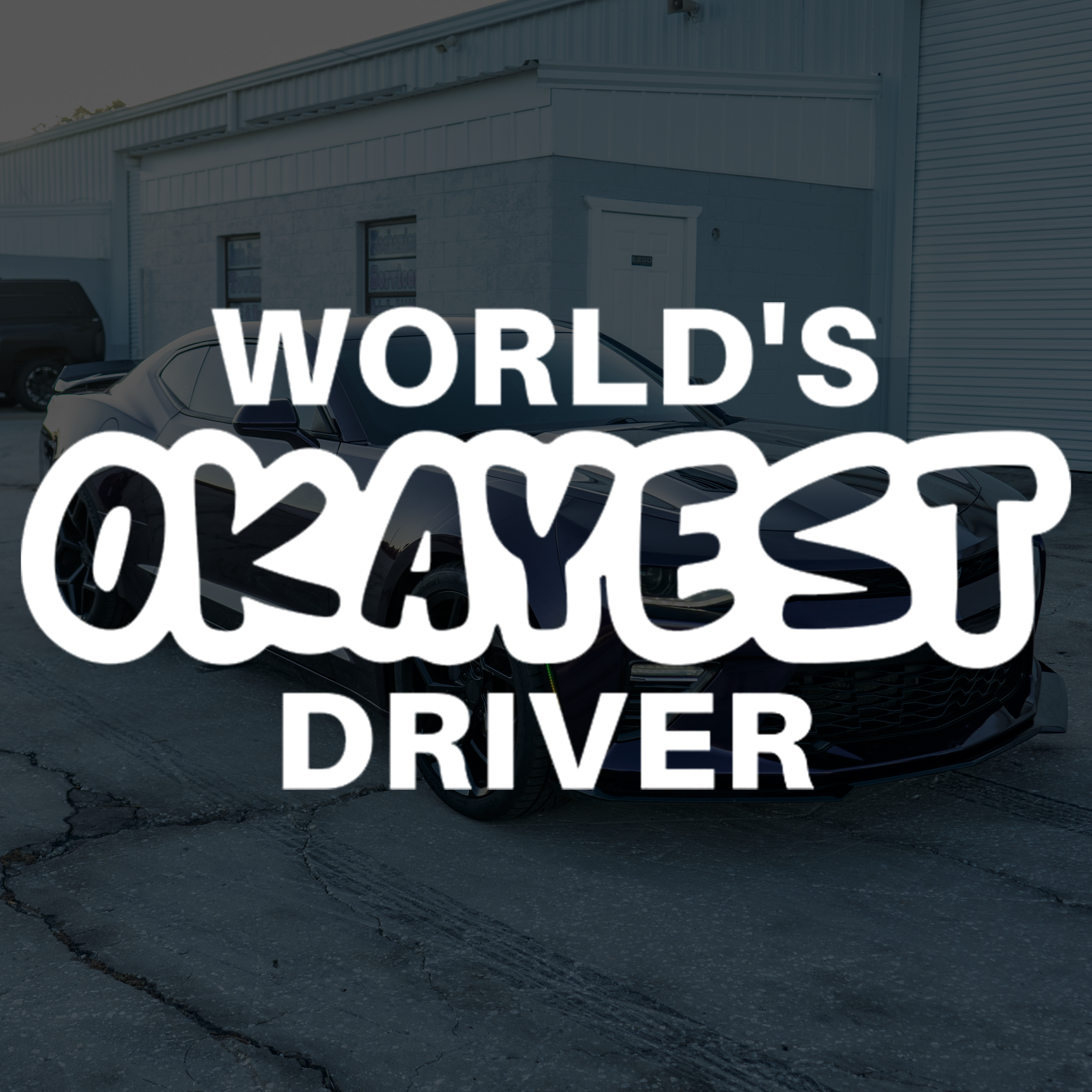 Okayest Biomed Sticker World's Okayest Driver Decal Sticker – V Squared Auto Styling